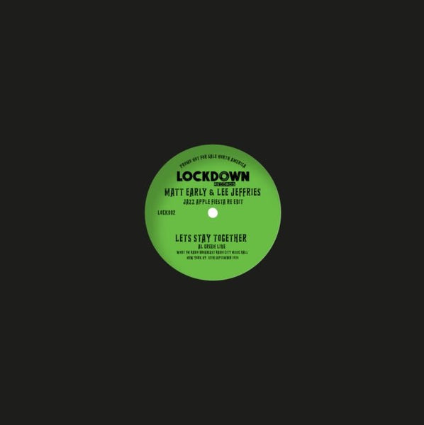 Lets Stay Together Artist AL GREEN Format:12" Vinyl Label:LOCKDOWN remix / import - punk to funk heaven