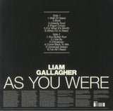 Liam GALLAGHER As You Were (National Album Day 2025) (zoetrope picture disc LP) - punk to funk heaven