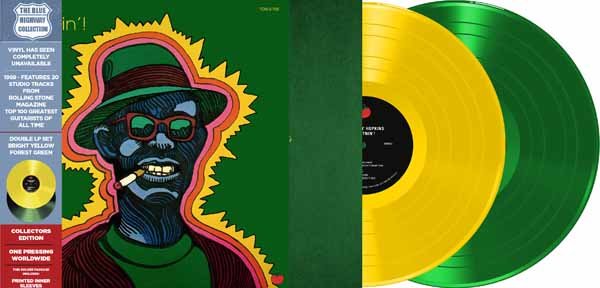 LIGHTNIN' HOPKINS LIGHTNIN'! (BRIGHT YELLOW/FOREST GREEN VINYL 2LP) Vinyl Double Album - punk to funk heaven