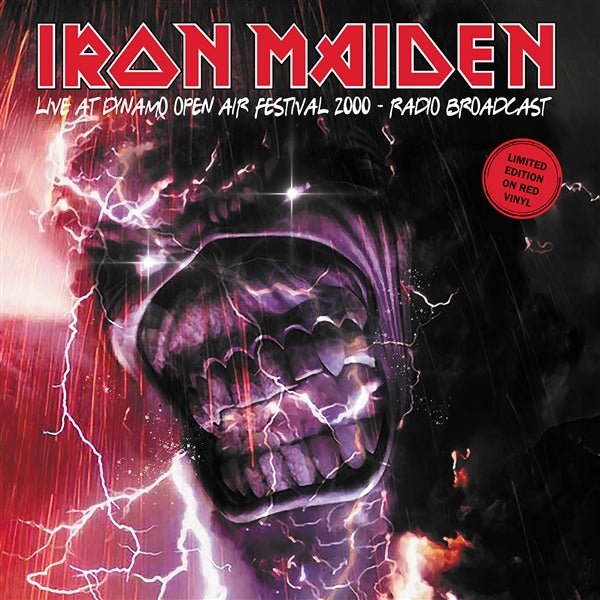 Live At Dynamo Open Air Festival 2000 - Radio Broadcast (Red Viny Artist IRON MAIDEN Format:LP - punk to funk heaven
