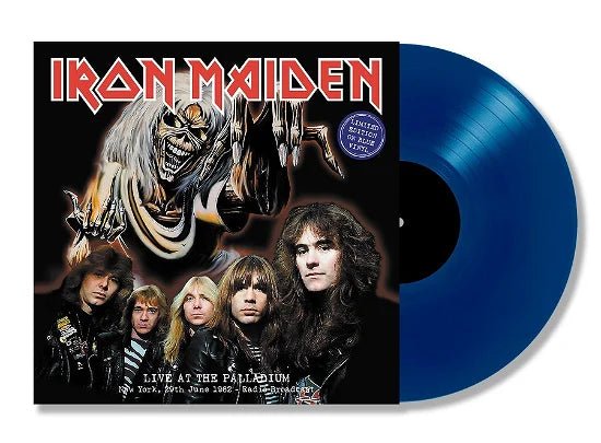 Live At Palladium. New York. 29Th June. 1982 - Radio Broadcast (Blue vinyl ] Artist IRON MAIDEN Format:LP Label:ROOM ON FIRE - punk to funk heaven