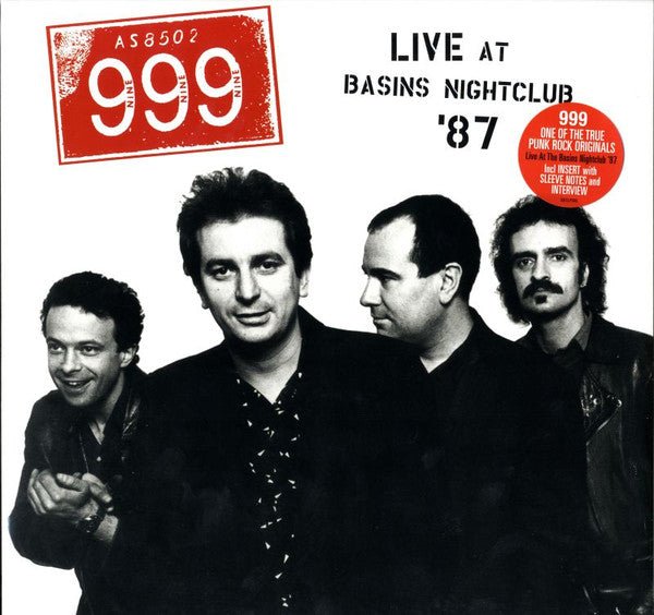 Live at the Basins Nightclub '87 Artist 999 Format:Vinyl / 12" Album Label:Secret Records - punk to funk heaven