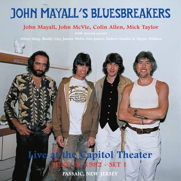 Live At The Capitol Theater - June 18. 1982 Passaic. New Jersey Artist JOHN MAYALL'S BLUESBREAKERS Format:LP marble - punk to funk heaven