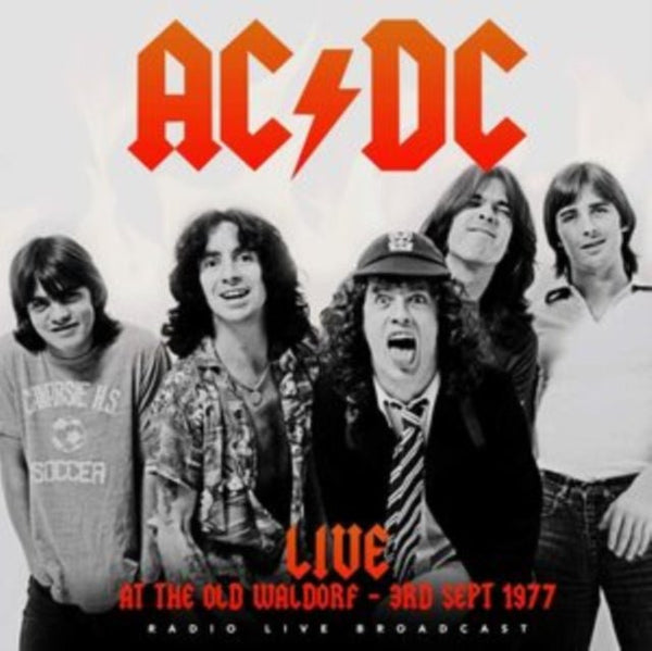 Live at the Old Waldorf, 3rd Sept 1977 Artist AC/DC Format:Vinyl / 12" Album Label:Cult Legends - punk to funk heaven