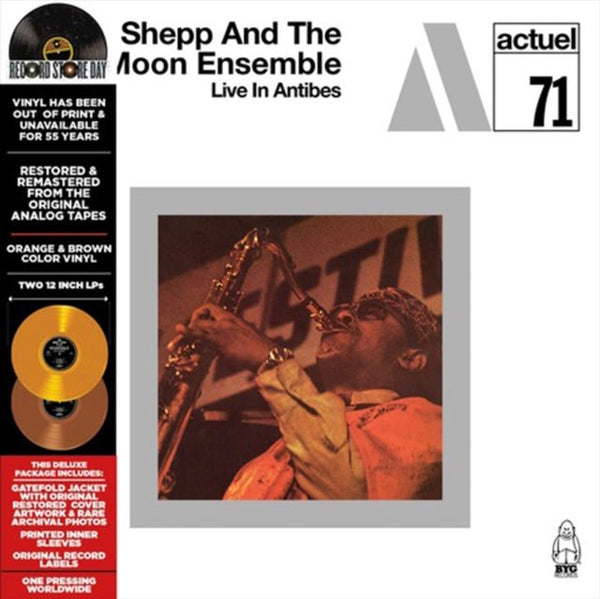 Live In Antibes (Orange/Brown Vinyl) (RSD 2025) Artist ARCHIE SHEPP & THE FULL MOON ENSEMBLE Format:LP Label:L.M.L.R. - punk to funk heaven