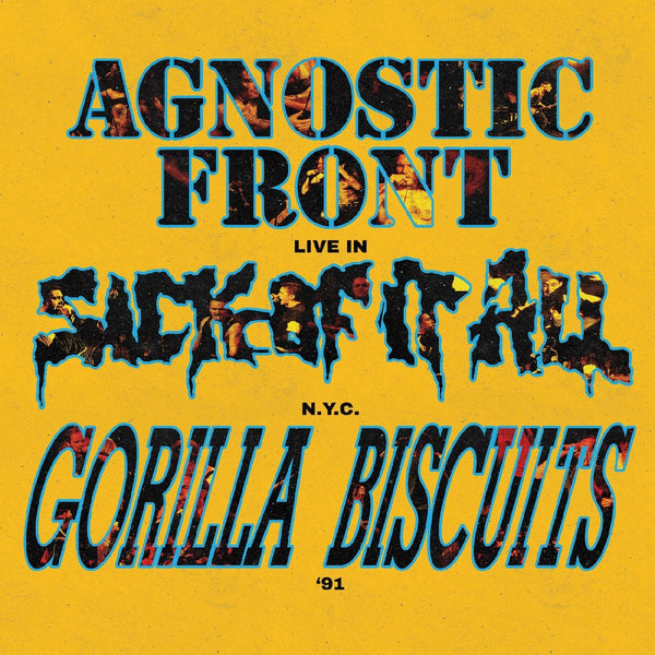 Live in N.Y.C. '91 Artist Agnostic Front/Sick of It All/Gorilla Biscuits Format:Vinyl / 12" Album Coloured Vinyl (Limited Edition) lp IMPORT - punk to funk heaven