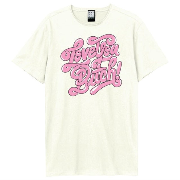 Lizzo Love You Bitch Amplified Vintage White T Shirt - punk to funk heaven
