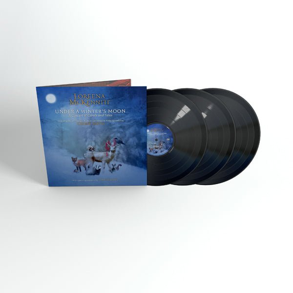 LOREENA MCKENNITT UNDER A WINTER'S MOON [TRIPLE 180G VINYL] VINYL - 3 LP BOX SET - punk to funk heaven