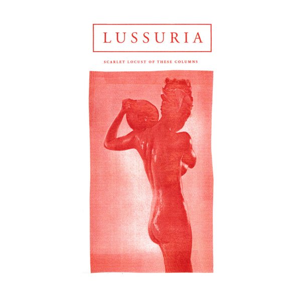 LUSSURIA SCARLET LOCUST OF THESE COLUMNS (CLEAR VINYL 2LP) VINYL DOUBLE ALBUM - punk to funk heaven