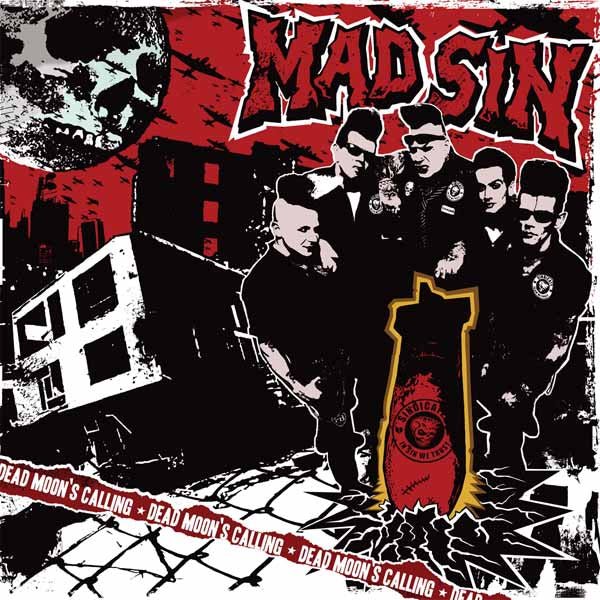 MAD SIN DEAD MOON'S CALLING (OXBLOOD/WHITE SWIRL VINYL) Vinyl LP - punk to funk heaven