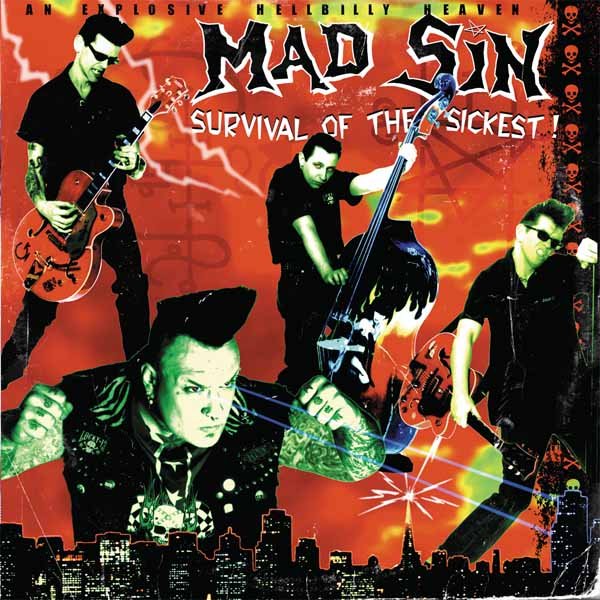 MAD SIN SURVIVAL OF THE SICKEST (ORANGE/YELLOW SWIRL VINYL) Vinyl LP - punk to funk heaven