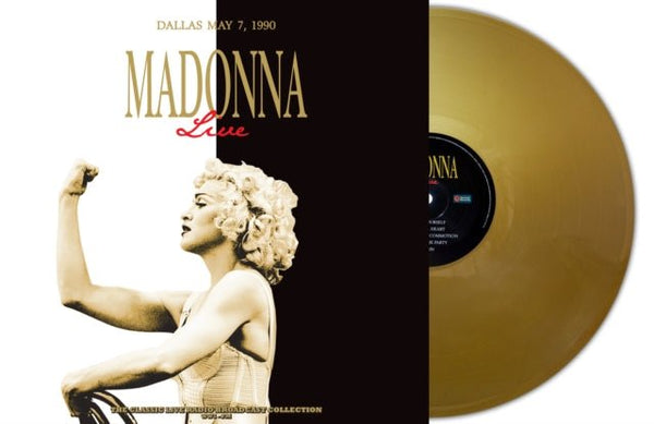 Madonna ‎– Live (Dallas May 7, 1990) ltd 2lp gold vinyl lp - punk to funk heaven