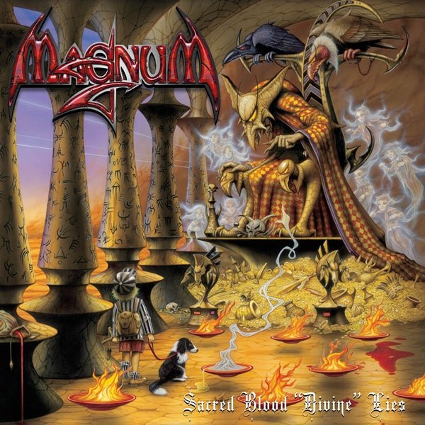 MAGNUM SACRED BLOOD DIVINE LIES COMPACT DISC - punk to funk heaven