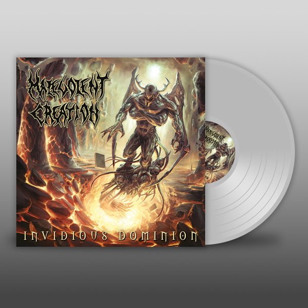 MALEVOLENT CREATION INVIDIOUS DOMINION (CLEAR VINYL) VINYL LP - punk to funk heaven