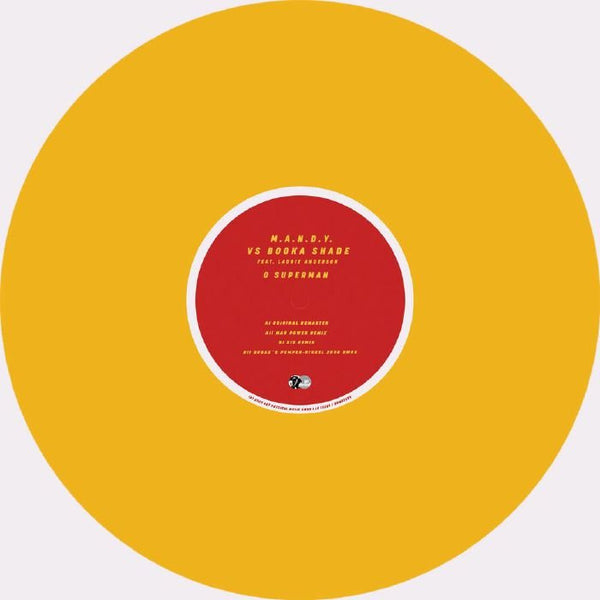 MANDY vs BOOKA SHADE feat LAURIE ANDERSON O Superman 2025 (limited yellow vinyl 12") Get Physical Germany - punk to funk heaven