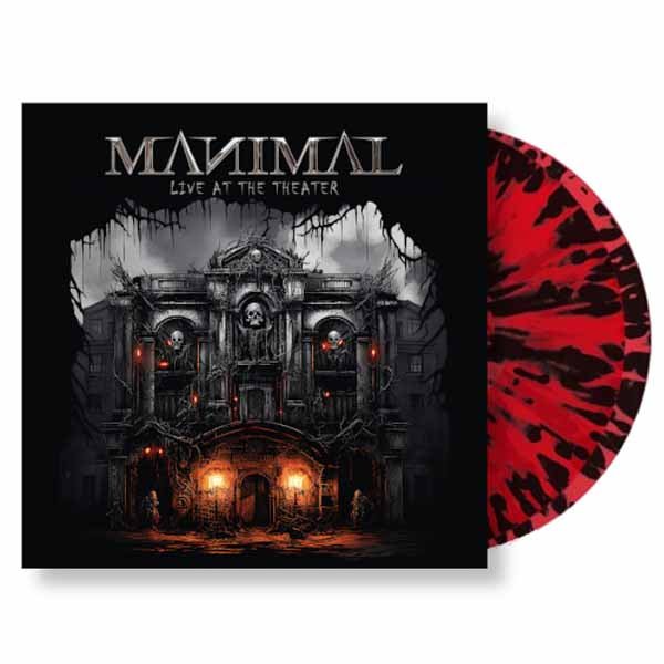 MANIMAL LIVE AT THE THEATER (2LP) (RED/BLACK SPLATTER VINYL) Vinyl Double Album - punk to funk heaven