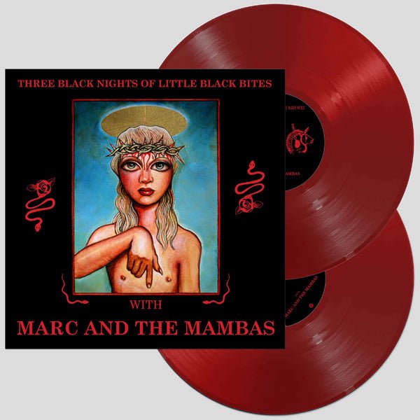 MARC AND THE MAMBAS THREE BLACK NIGHTS OF LITTLE BLACK BITES (RED VINYL 2LP) Vinyl Double Album - punk to funk heaven