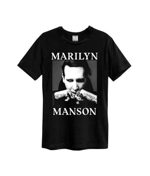 Marilyn Manson Fists Amplified Vintage Black Large T Shirt - punk to funk heaven