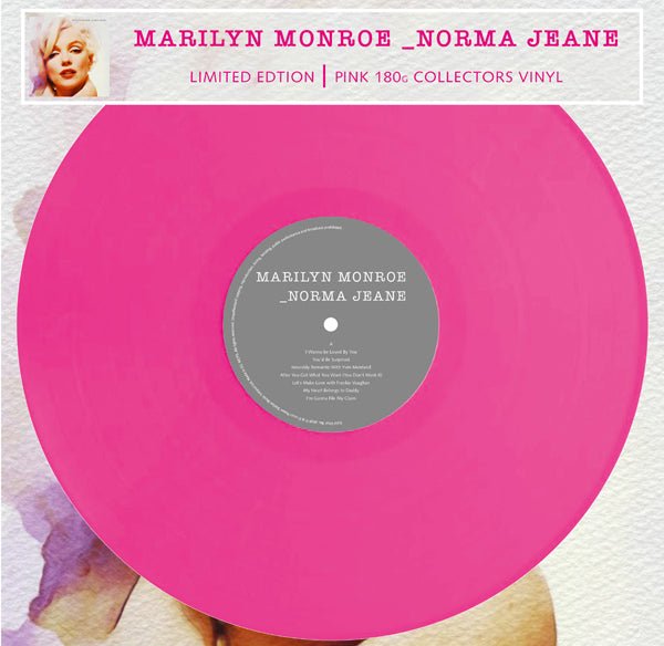 MARILYN MONROE NORMA JEAN (PINK VINYL) VINYL LP - punk to funk heaven