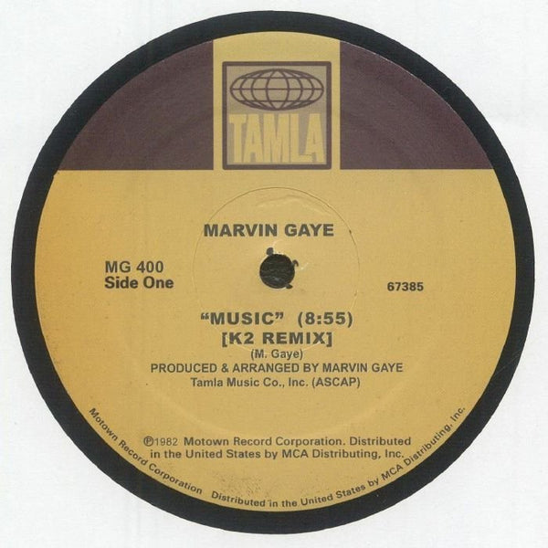 Marvin GAYE Music (K2 remix) (1 - sided 12") Tamla US - punk to funk heaven