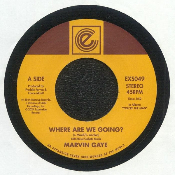 Marvin GAYE Where Are We Going? Expansion Format: 7" - punk to funk heaven