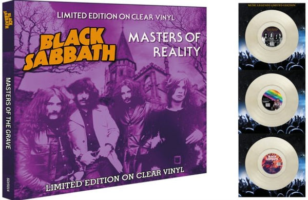 Masters Of Reality (Clear Vinyl) Artist BLACK SABBATH Format:LP Label:STYLUS GROOVE - punk to funk heaven