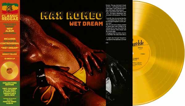 MAX ROMEO WET DREAM (YELLOW VINYL) Vinyl LP - punk to funk heaven