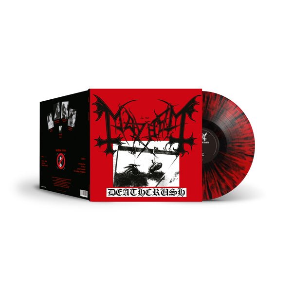 MAYHEM DEATHCRUSH (GATEFOLD RED/BLACK SPATTER VINYL) Vinyl LP - punk to funk heaven