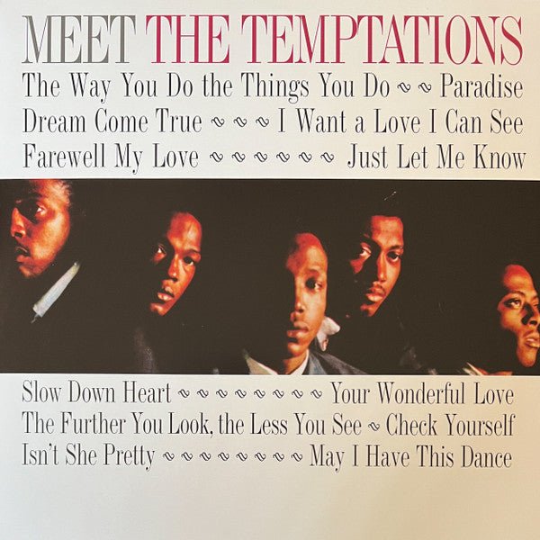 Meet The Temptations Artist TEMPTATIONS Format:LP Label:ELEMENTAL - punk to funk heaven