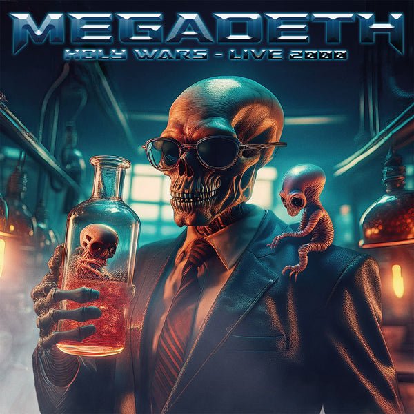 MEGADETH HOLY WARS - LIVE 2000 (RED W/ BLACK SPLATTER VINYL) Vinyl LP - punk to funk heaven