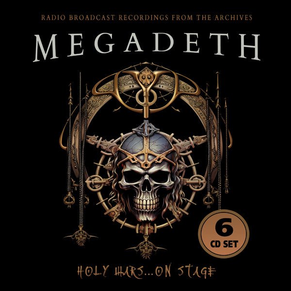 MEGADETH HOLY WARS...ON STAGE (6CD) COMPACT DISC BOX SET - punk to funk heaven