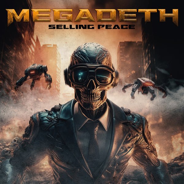 MEGADETH SELLING PEACE (RED W/ BLACK SPLATTER VINYL) Vinyl LP - punk to funk heaven