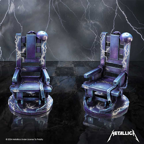 Metallica Ride the Lightning Chair Ornament - punk to funk heaven