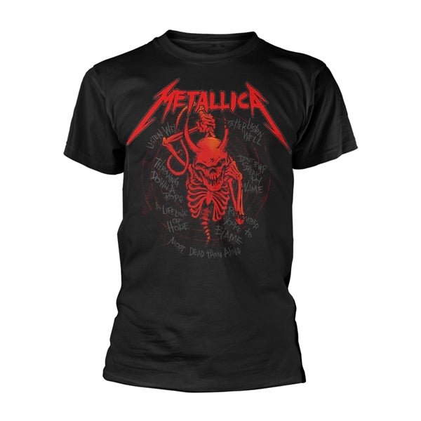 METALLICA SKULL SCREAMING 72 SEASONS T - SHIRT, FRONT & BACK PRINT - punk to funk heaven