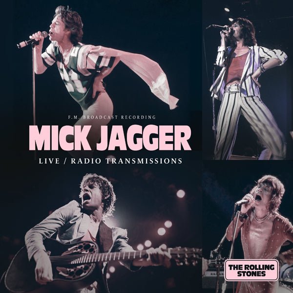 MICK JAGGER LIVE / RADIO TRANSMISSIONS (PINK VINYL) VINYL LP - punk to funk heaven