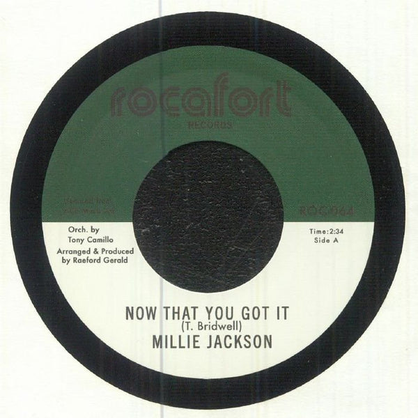 Millie JACKSON Now That You Got It (7") Rocafort Spain - punk to funk heaven