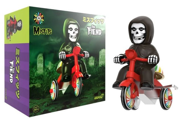Misfits Super Cycles Fiend (Black W/ Red Trike) super 7 action figure - punk to funk heaven