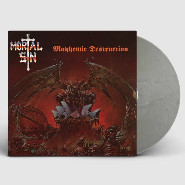 MORTAL SIN MAYHEMIC DESTRUCTION - SILVER VINYL EDITION VINYL LP - punk to funk heaven