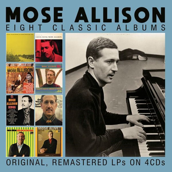 MOSE ALLISON EIGHT CLASSIC ALBUMS (4CD) Compact Disc - 4 CD Box Set - punk to funk heaven