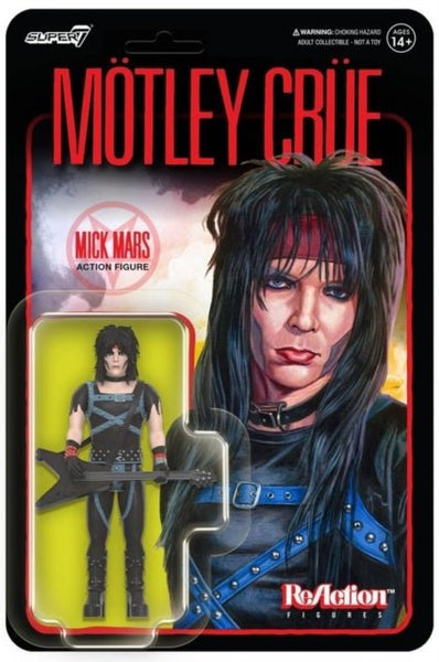 Motley Crue Reaction Figures Wave 01 - Mick Mars (Shout At The Devil) super 7 - punk to funk heaven