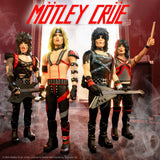 Motley Crue Reaction Figures Wave 01 SUPER 7 FULL SET OF ALL FOUR - punk to funk heaven