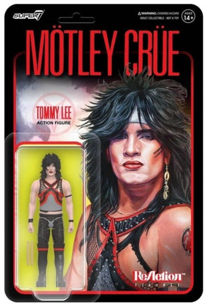 Motley Crue Reaction Figures Wave 01 - Tommy Lee (Shout At The Devil) super 7 - punk to funk heaven