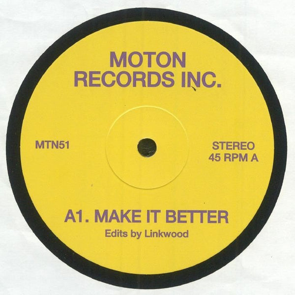 MOTON RECORDS INC Linkwood Edits Moton Format: 12" - punk to funk heaven