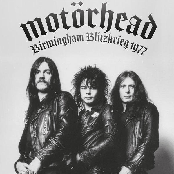MOTORHEAD BIRMINGHAM BLITZKRIEG 1977 (RED W/ BLACK SPLATTER VINYL 2LP) Vinyl Double Album - punk to funk heaven