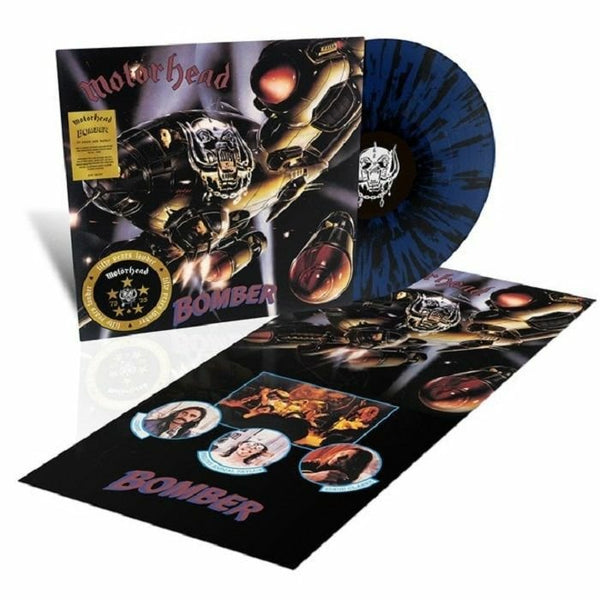MOTORHEAD Bomber (50th Anniversary Edition) BMG Format: limited dark blue & black splattered vinyl LP + poster - punk to funk heaven