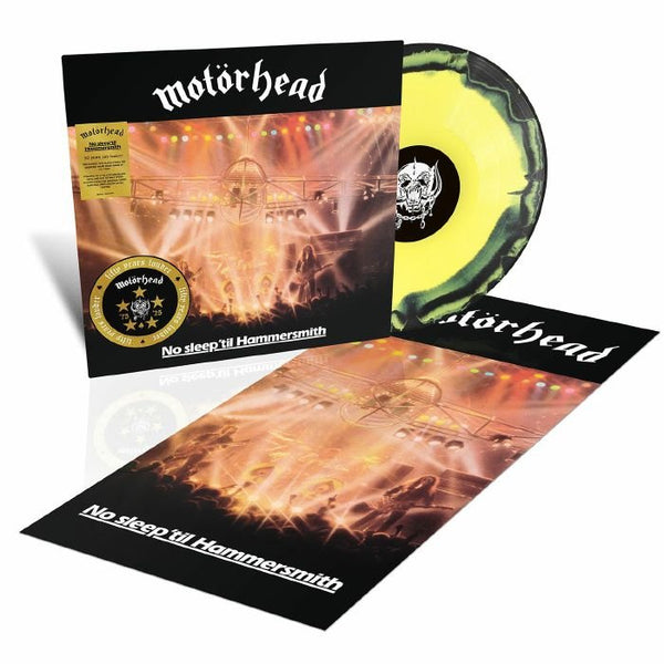 MOTORHEAD No Sleep 'Til Hammersmith: Live (50th Anniversary Edition) BMG Format: limited yellow & black vinyl LP + poster - punk to funk heaven