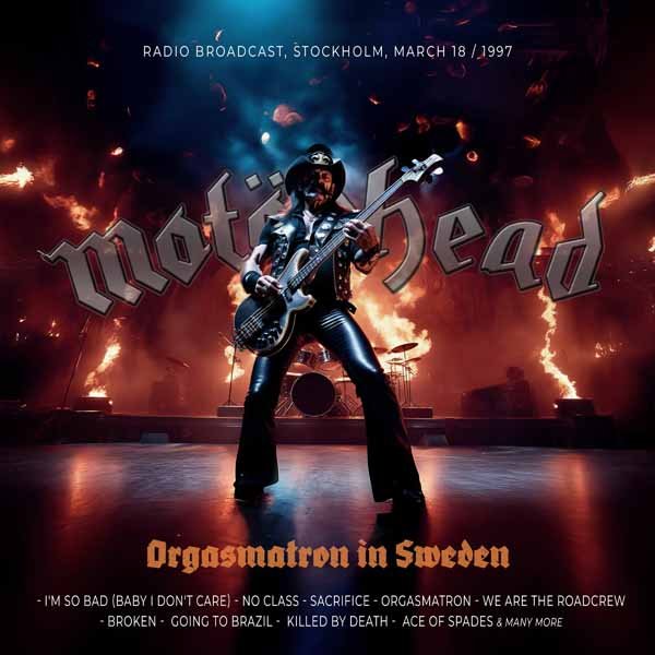 MOTORHEAD ORGASMATRON IN SWEDEN Compact Disc - punk to funk heaven