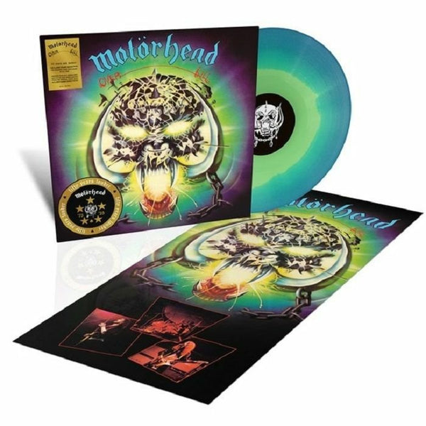 MOTORHEAD Overkill (50th Anniversary Edition) BMG Format: limited turquoise & blue vinyl LP + poster - punk to funk heaven