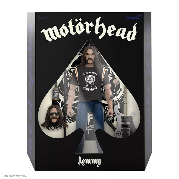 Motorhead Ultimates! Wave 02 - Lemmy (1981 Tour) super 7 action figure - punk to funk heaven