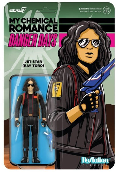 My Chemical Romance Reaction Figures Wave 01 (Danger Days) - Jet Star (Unmasked) super 7 - punk to funk heaven